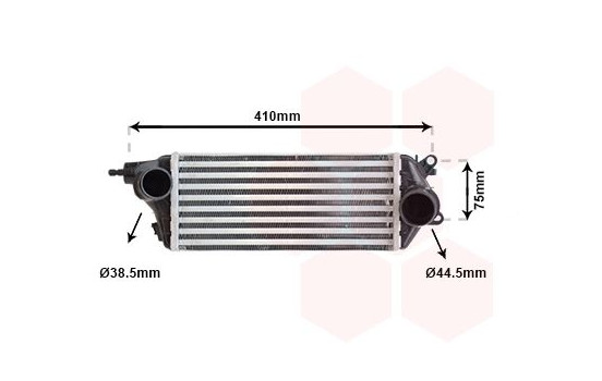 Intercooler, charger 06004265 International Radiators
