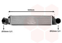 Intercooler, charger 06004282 International Radiators