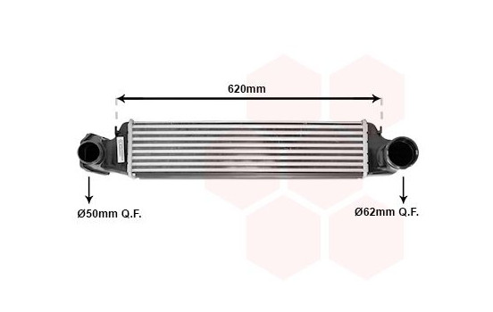 Intercooler, charger 06004282 International Radiators