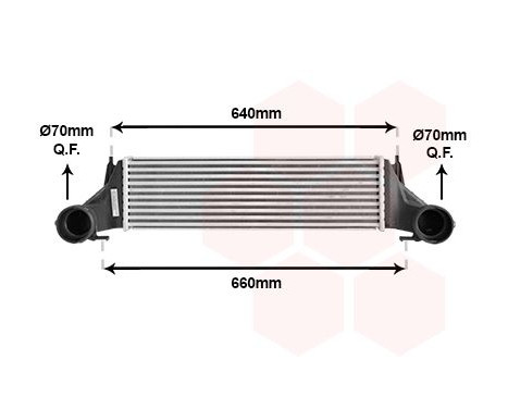 Intercooler, charger 06004421 International Radiators