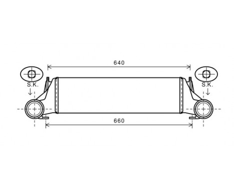 Intercooler, charger 06004421 International Radiators, Image 2