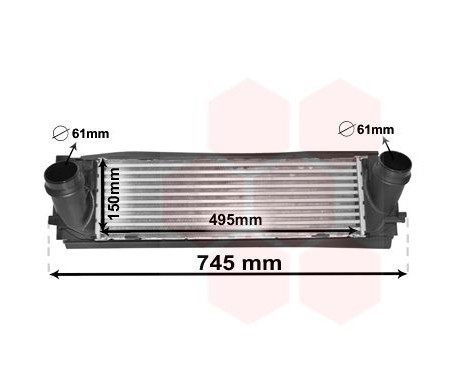 Intercooler, charger 06004468 International Radiators