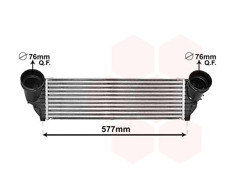 Intercooler, charger 06004543 International Radiators