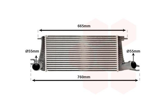 Intercooler, charger 06004577 International Radiators