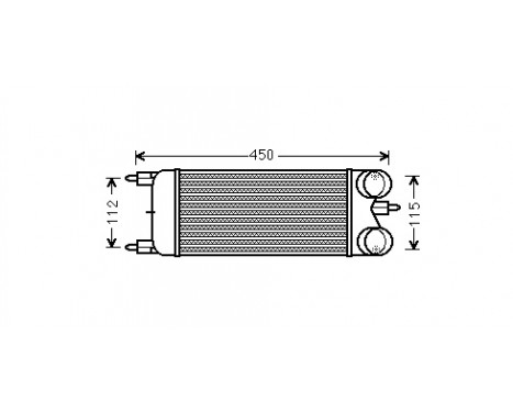 Intercooler, charger 09004267 International Radiators, Image 2