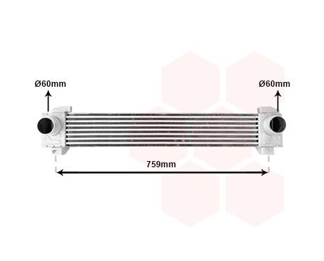 Intercooler, charger 09014708 International Radiators