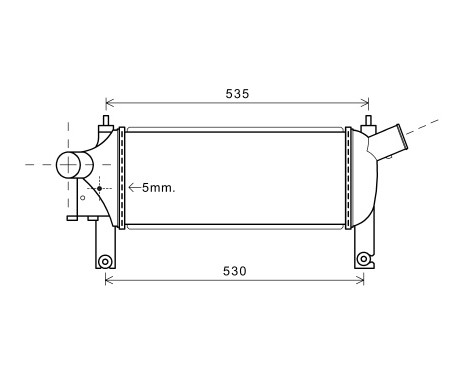 Intercooler, charger 13004339 International Radiators