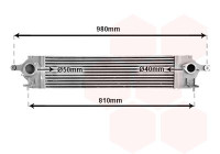 Intercooler, charger 13004350 International Radiators