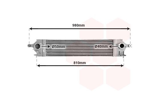 Intercooler, charger 13004350 International Radiators