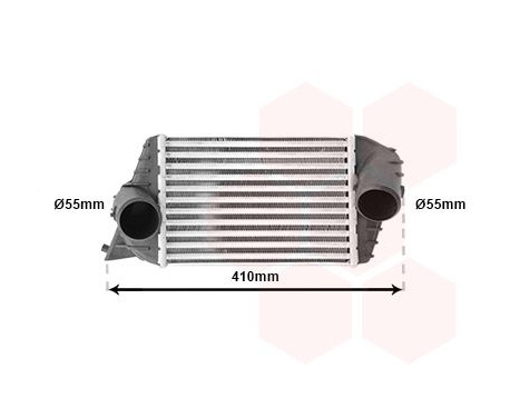 Intercooler, charger 17004252 International Radiators, Image 2
