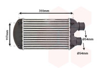 Intercooler, charger 17004267 International Radiators