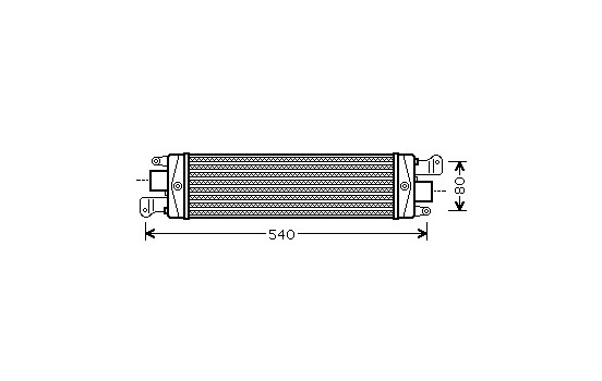 Intercooler, charger 17004337 International Radiators, Image 2