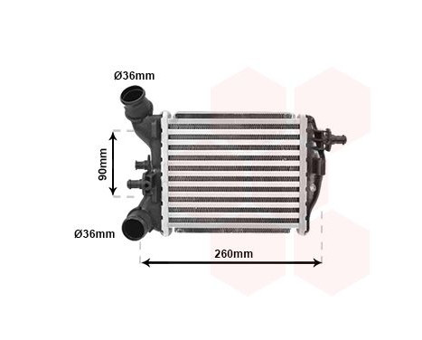 Intercooler, charger 17004375 International Radiators, Image 2