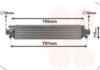 Intercooler, charger 17014708 International Radiators