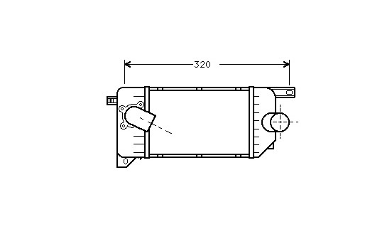 Intercooler, charger 18004214 International Radiators