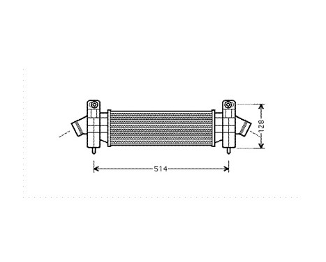 Intercooler, charger 18004341 International Radiators, Image 2
