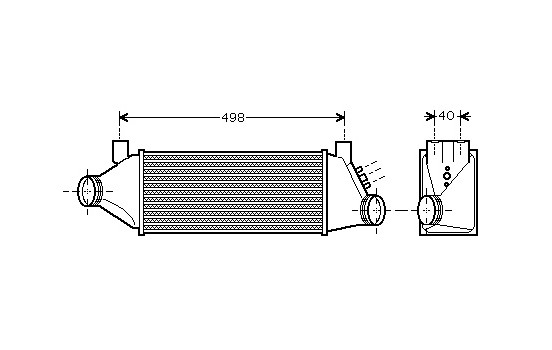 Intercooler, charger 18004385 International Radiators, Image 2