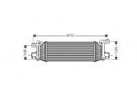 Intercooler, charger 18004401 International Radiators
