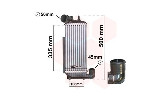 Intercooler, charger 18004471 International Radiators