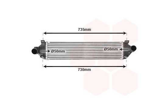 Intercooler, charger 18004474 International Radiators, Image 2