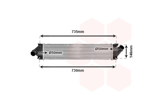 Intercooler, charger 18004480 International Radiators