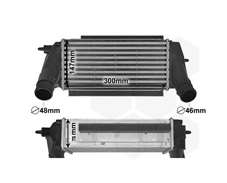 Intercooler, charger 18014702 International Radiators