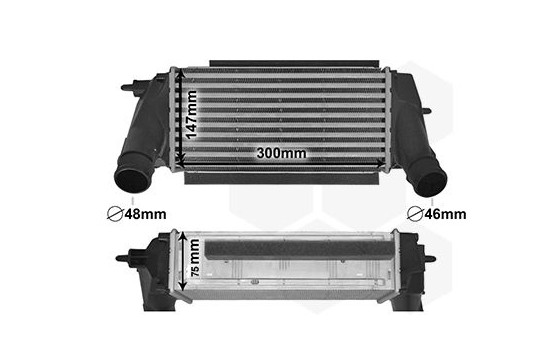 Intercooler, charger 18014702 International Radiators