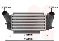 Intercooler, charger 18014704 International Radiators