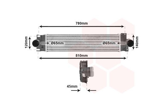 Intercooler, charger 18014713 International Radiators