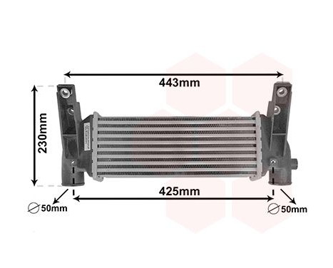 Intercooler, charger 18014724 International Radiators