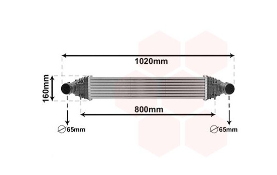 Intercooler, charger 18014725 International Radiators