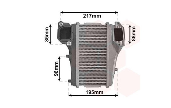 Intercooler, charger 25004301 International Radiators
