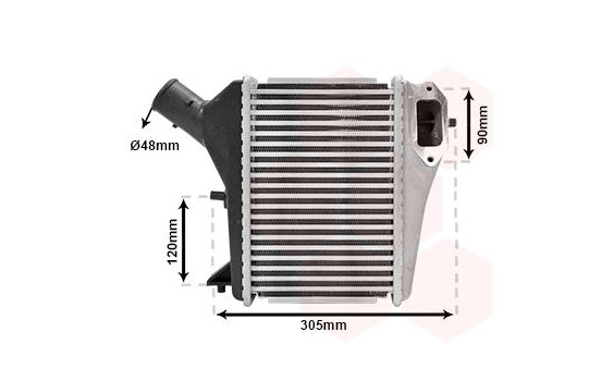 Intercooler, charger 25014702 International Radiators