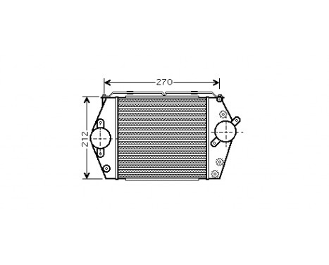 Intercooler, charger 27004188 International Radiators, Image 2