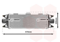Intercooler, charger 28004045 International Radiators