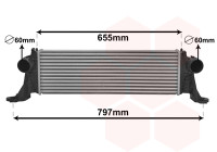 Intercooler, charger 28004132 International Radiators