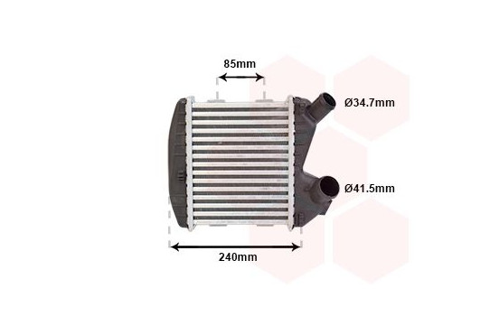 Intercooler, charger 29004004 International Radiators