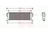 Intercooler, charger 30004261 International Radiators