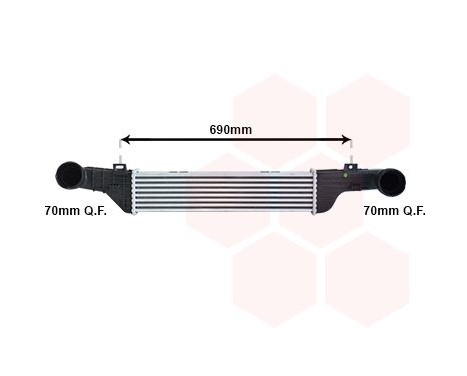 Intercooler, charger 30004315 International Radiators