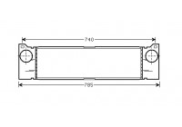 Intercooler, charger 30004370 International Radiators