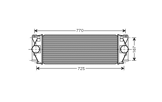 Intercooler, charger 30004396 International Radiators, Image 2