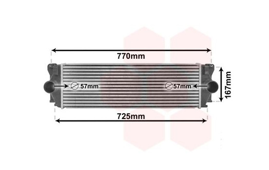 Intercooler, charger 30004396 International Radiators