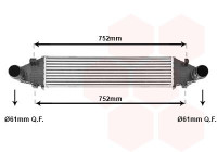 Intercooler, charger 30004596 International Radiators