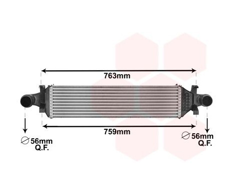 Intercooler, charger 30004659 International Radiators