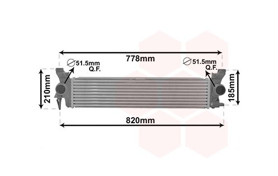 Intercooler, charger 30014704 International Radiators