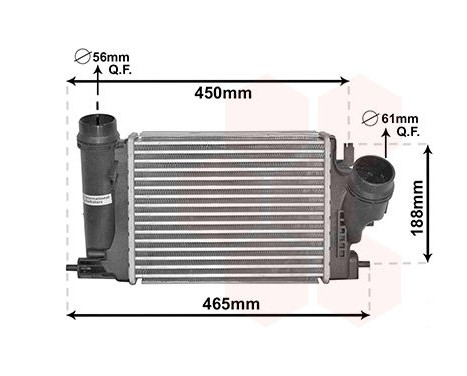 Intercooler, charger 33014701 International Radiators