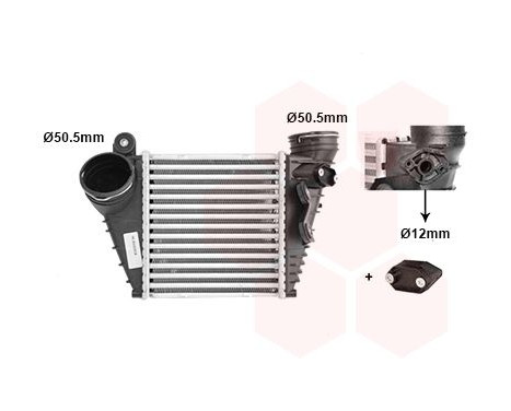 Intercooler, charger 37004204 International Radiators, Image 2