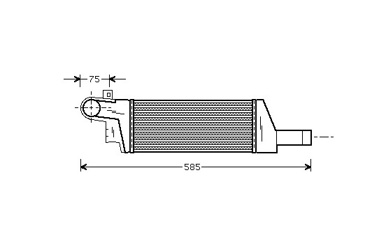 Intercooler, charger 37004322 International Radiators