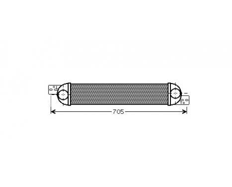 Intercooler, charger 37004392 International Radiators, Image 2