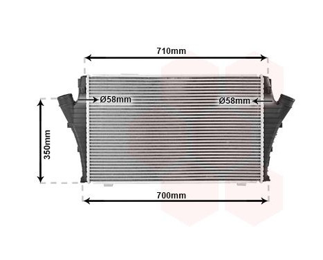 Intercooler, charger 37004401 International Radiators